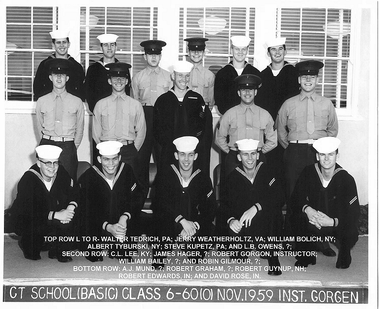 Imperial Beach CT School Class 6-60(O) - November 1959
