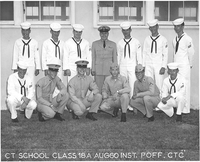 Imperial Beach (IB) Advanced Class 18A-60(R) August 1960 - Instructor CTC Poff