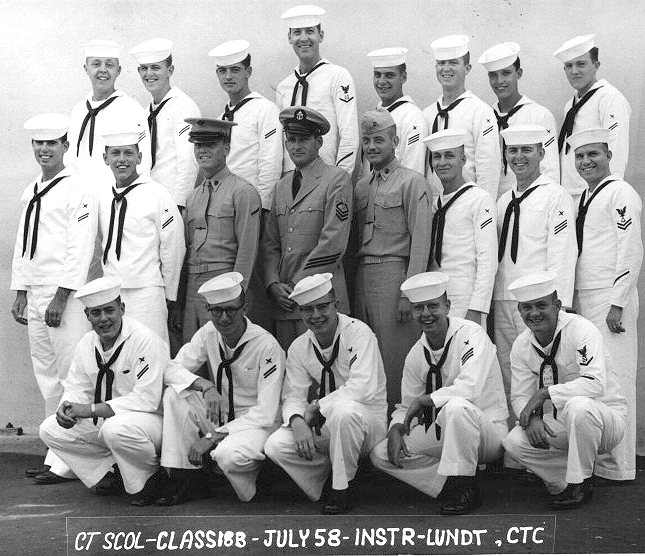 Imperial Beach CT School Adv. Class 18B-58(R)  -  July 1958