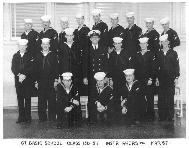 Imperial Beach CT School Basic Class 13D-57(R)  -  March 1957