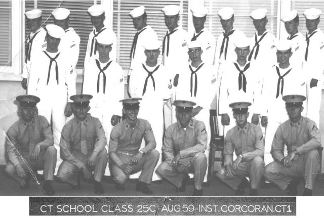 Imperial Beach (IB) Basic Class 25C-59(R) Aug 1959 - Instructor CT1 Corcoran