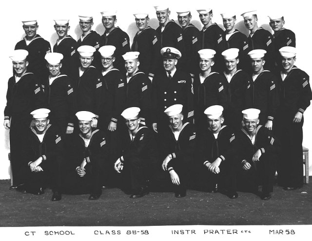 Imperial Beach CT School Class 8B-58(R)  -  March 1958