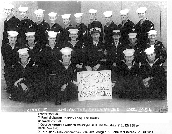Imperial Beach CT School Class 5-55(R)  -  December 1954