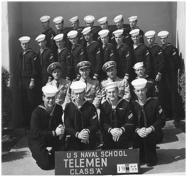 San Diego Teleman 'A' / CT(O) School Class 19-55 ..  1955