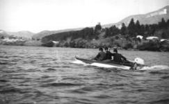 Japan, Boat on Resort Lake, 1958-1959