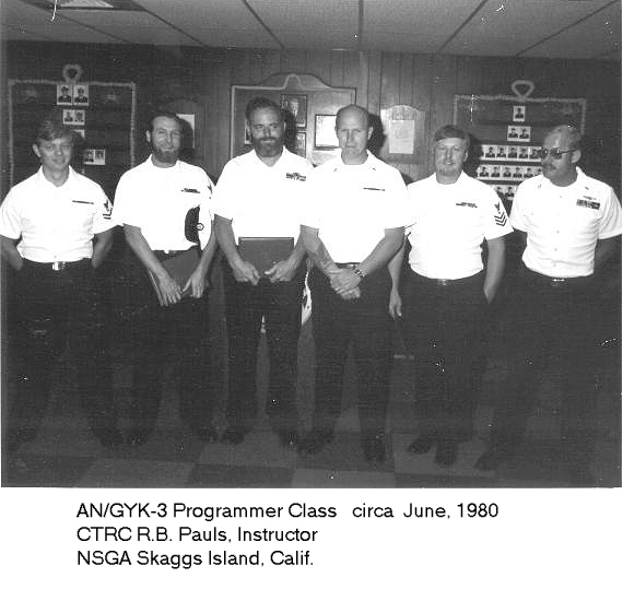 Skaggs Island CT School Class GYK3 - June 1980