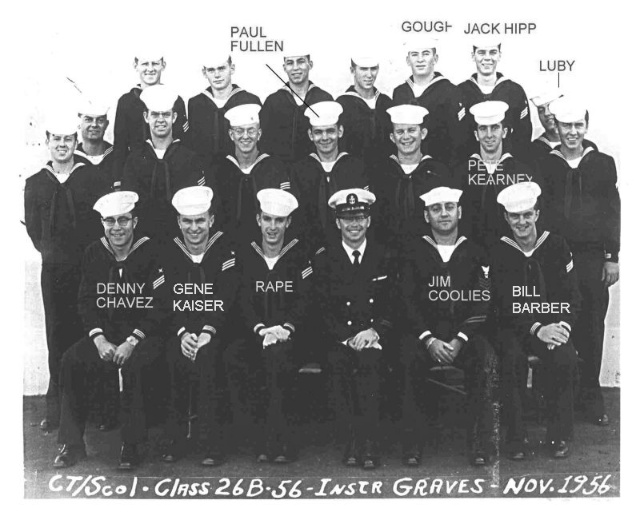 Imperial Beach (IB) Adv. Class 26B-56(R) Nov 1956 - Instructor: CTC Graves