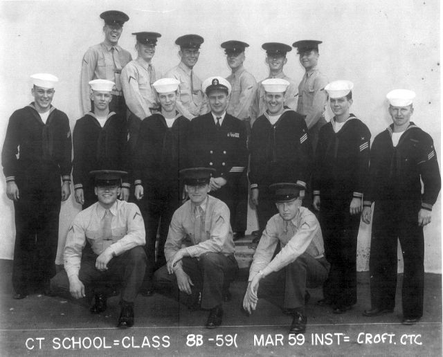 Imperial Beach (IB) Adv Class 8B-59(R) Mar 1959 - Instructor: CTC Croft