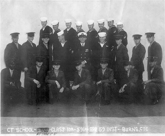 Imperial Beach (IB) Advanced Class 10A-59(R) April 1959 - Instructor CTC Burns