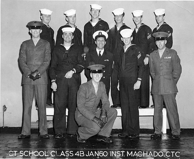 Imperial Beach CT School Advanced Class 4B-60(R) January 1960 - Instructor CTC Machado
