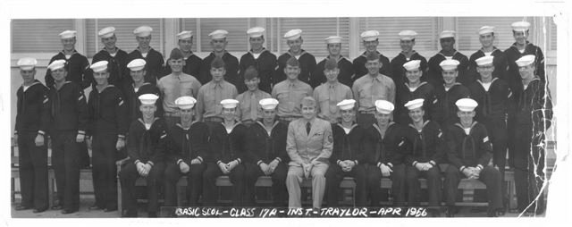 Imperial Beach (IB) Basic Class 17A-56(R) April 1956 - Instructor CTC Traylor