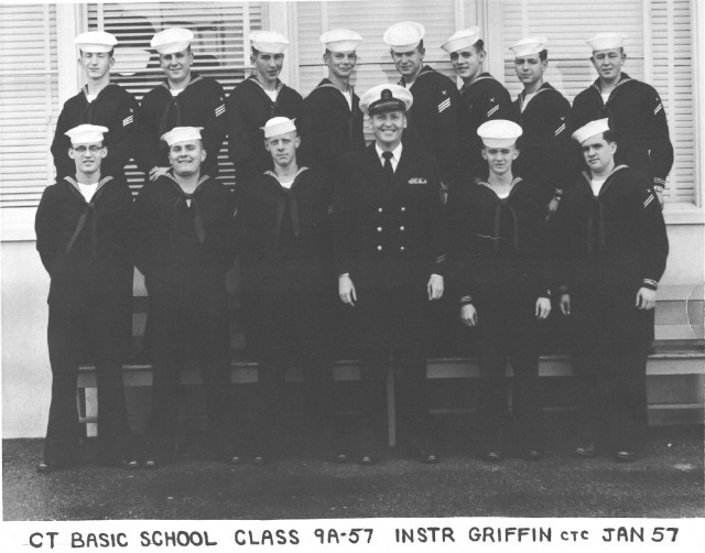 Imperial Beach (IB) Basic Class 9A-57(R) January 1957 - Instructor: CTC Griffin