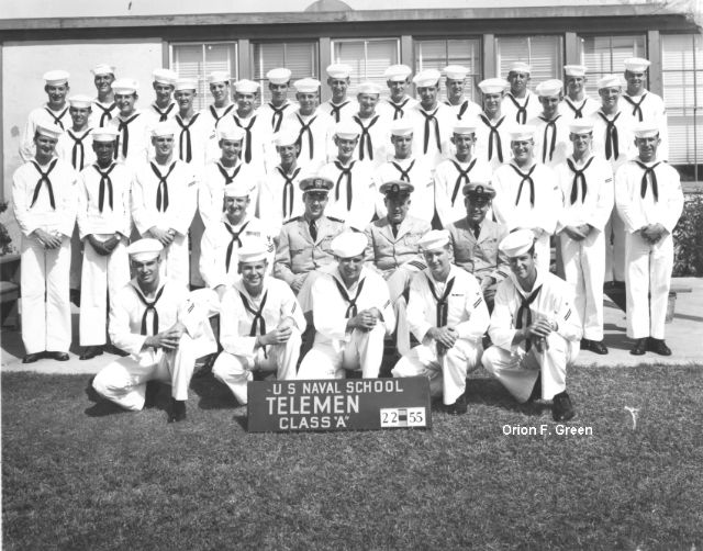 San Diego Teleman 'A' / CT(O) School Class 22-55 .. July 1955
