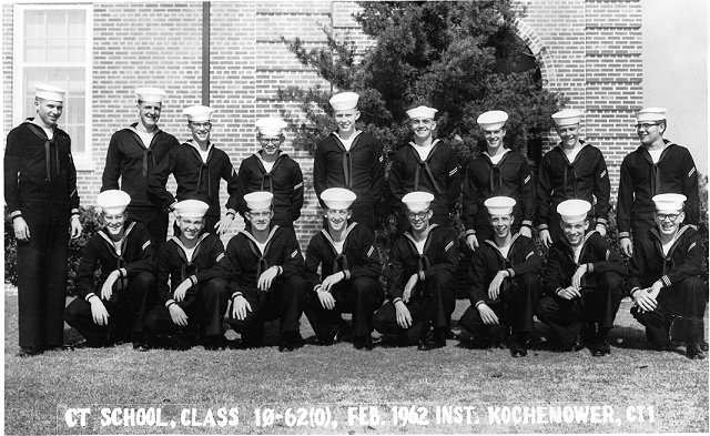 Corry Field CT School CTO Class 10-62(O) Feb 1962 - Instructor: CT1 Kochenower