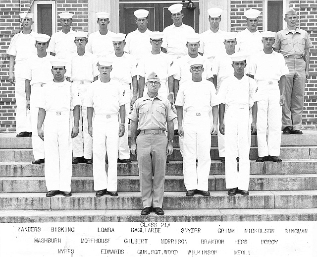 Corry Field CT School Basic Class 22A-65(R) Jun 1965 - Instructor: GYSGT Wood, USMC
