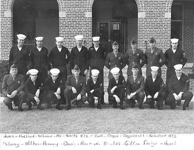 Corry Field (CTR) Adv Class 05A-64(R) Jan 1964 - Instructor CT1 Melvin Smith