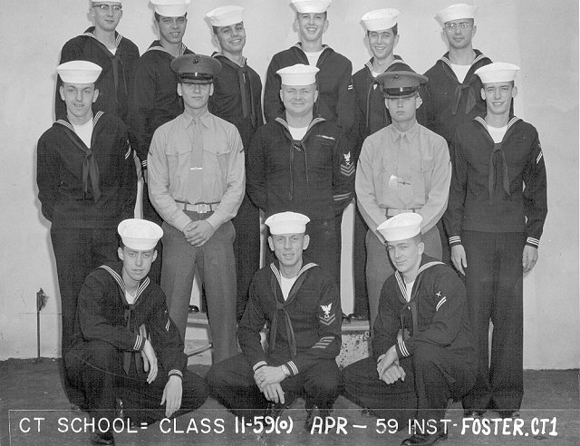 Imperial Beach (IB) Advanced Class 11-59(O) Apr 1959 - Instructor CT1 Foster