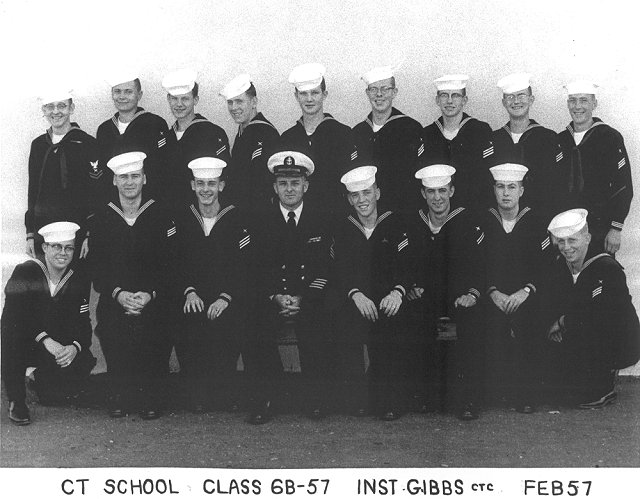 Imperial Beach (IB) Adv. Class 6B-57(R) Feb 1957 - Instructor CTC Gibbs