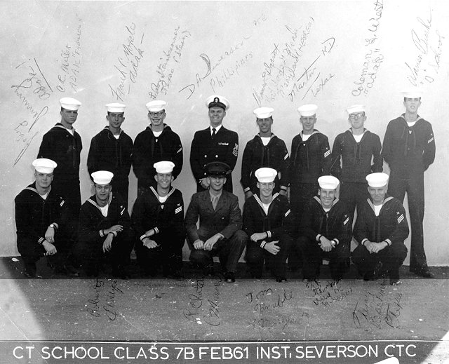 Imperial Beach (IB) Adv. Class 7B-61(R) Feb 1961 - Instructor: CTC Severson