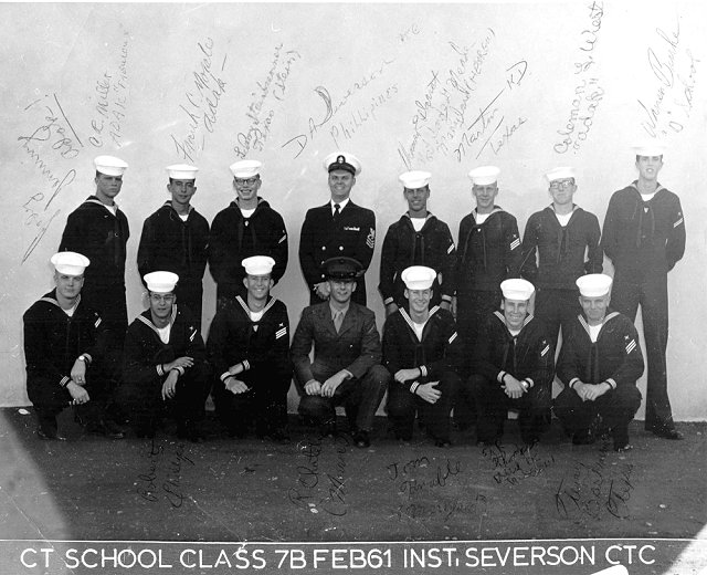 Imperial Beach (IB) Adv. Class 7B-61(R) Feb 1961 - Instructor: CTC Severson