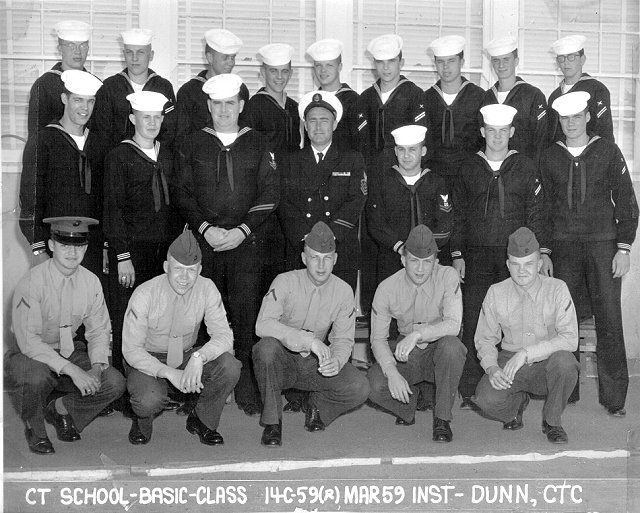 Imperial Beach (IB) Basic Class 14C-59(R) Mar 1959 - Instructor CTC Dunn
