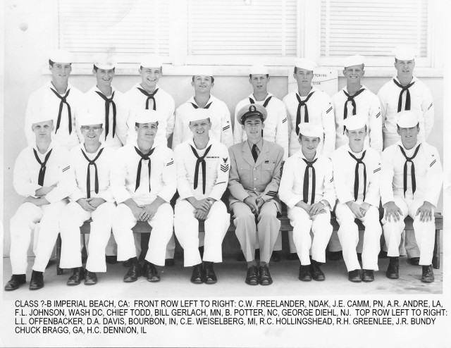 Imperial Beach (IB) Basic Class ?-55(R) Apr/May 1955 - Instructor CTC Todd