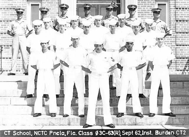 Corry Field (CTR) Basic Class 03C-63(R) Sept 1962 - Instructor CT2 Norm Burden