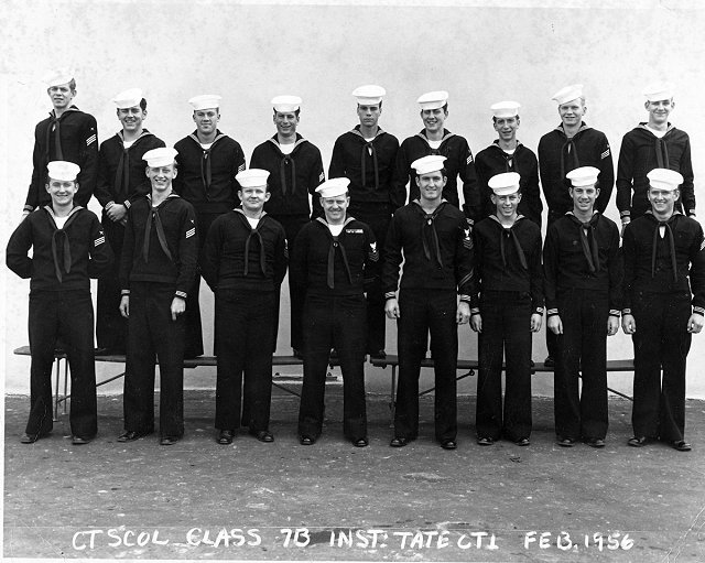 Imperial Beach (IB) Advanced Class 7B-56(R) Feb 1956 - Instructor: CT1 Tate