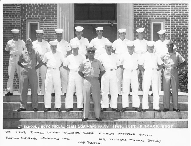 Corry Field CT School Basic Class 20A-63(R) May 1963 - Instructor:  SSGT Fischer (USMC)