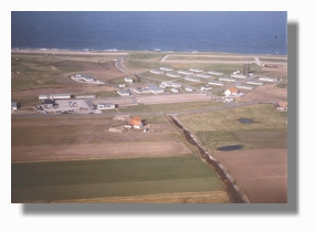 Aerial view of station at Todendorf, Germany