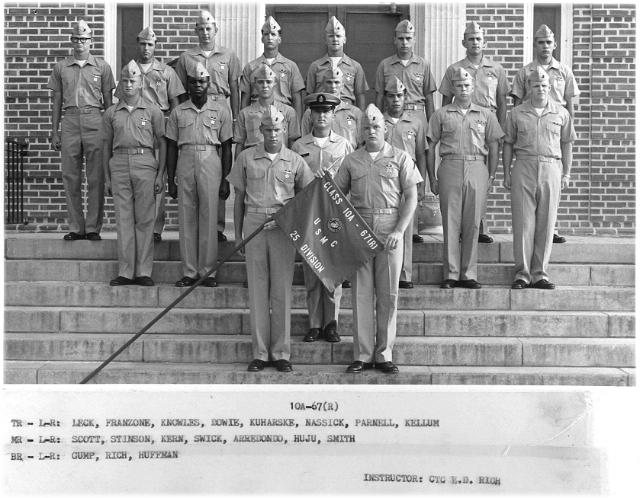 Corry Field CT School Basic Class 10A-67(R) July 1967 - Instructor:  CTC Monty Rich