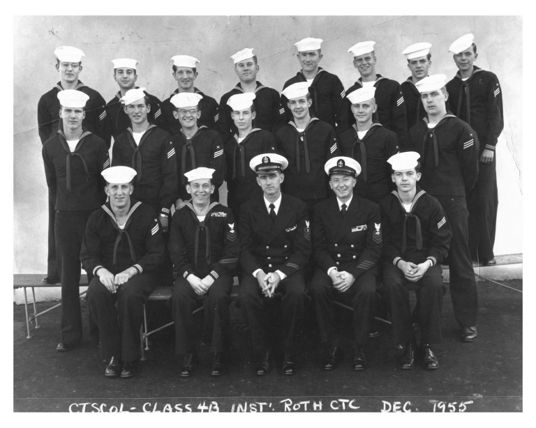 Imperial Beach CT School Adv. Class 4B-56(R)  -  December 1955