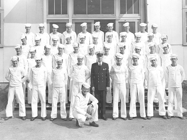 USNTC Bainbridge, MD  Class of  Aug 1946 - Instructor RMC Flanigan