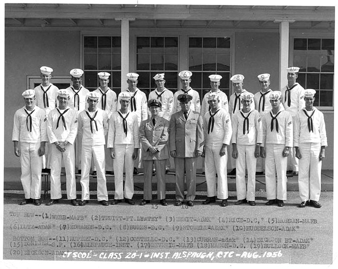 Imperial Beach CT School Advanced Class 20-1(R)  -  August 1956