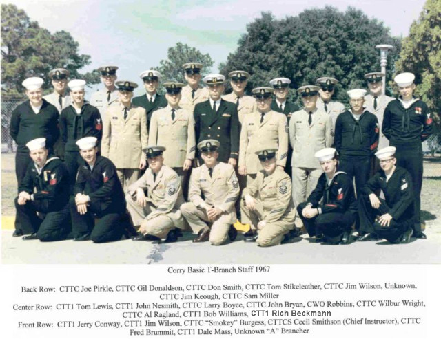 Corry Field  Basic T-Branch School Staff of 1967