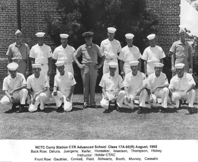 Corry Field CT School Advanced Class 17A-65(R) Aug 1965 - Instructor:  CTRC Holder