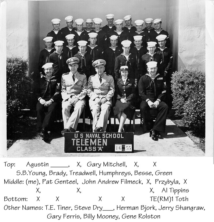RTC San Diego Basic CT(O) School Class 16 -  1955