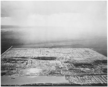 1957 - Aerial view of GRD-6 at Homestead, Florida