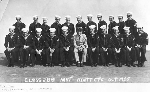 Imperial Beach (IB) Adv. Class 28B-55(R) Oct 1955 - Instructor CTC Hiatt