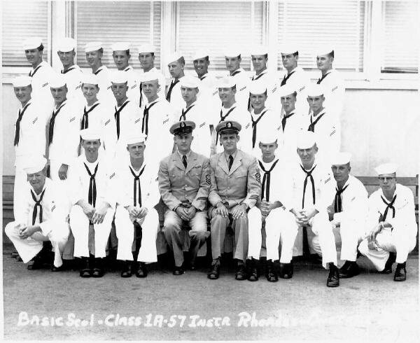 Imperial Beach (IB) Basic Class 1A-57(R) Sept 1956 - Instructor CTC Rhoades/CTC Onstott