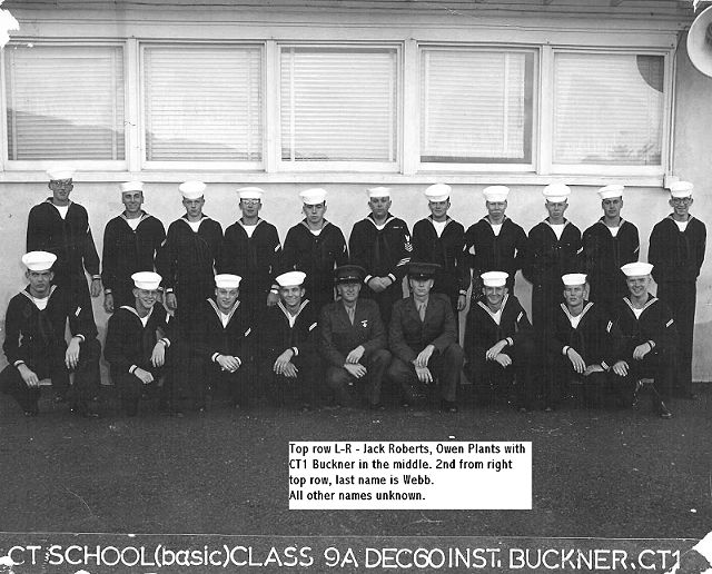 Imperial Beach (IB) Basic Class 9A-61(R) Dec 1960 - Instructor CT1 Buckner