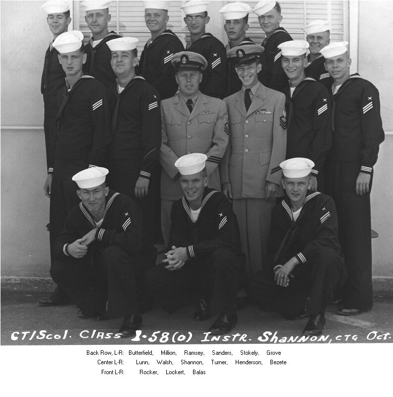 Imperial Beach CT School Class 1-58(O) - October 1957