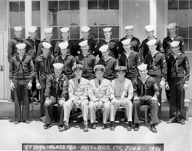 Imperial Beach (IB) Adv. Class 18A-56(R) June 1956 - Instructor CTC Rice