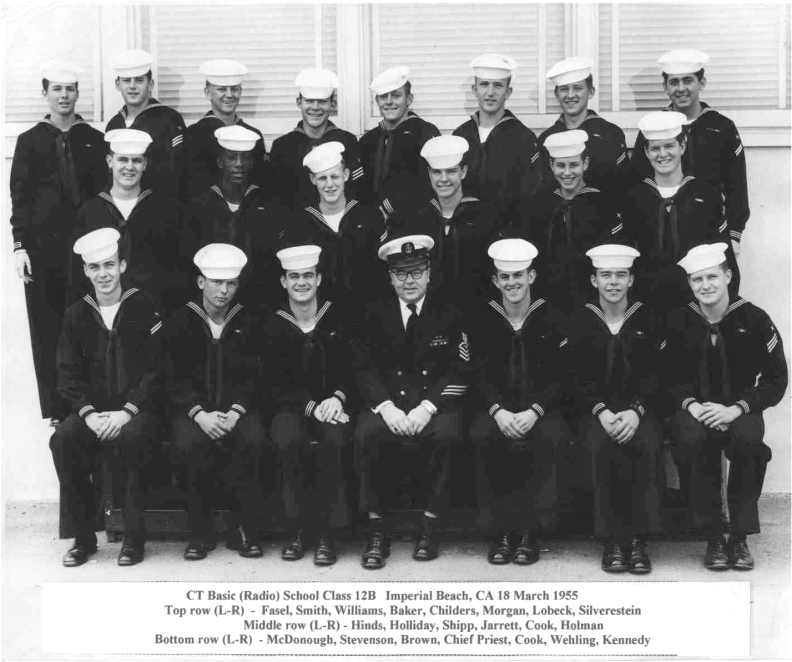 Imperial Beach CT School Basic Class 12B-55(R)  -  March 1955