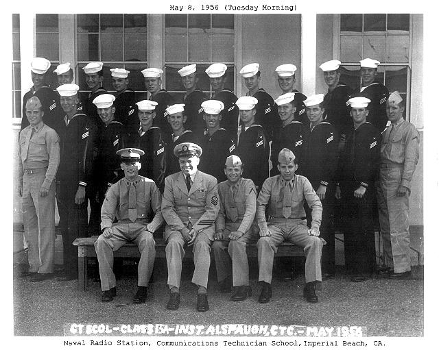 Imperial Beach (IB) Adv. Class 15A-56(R) May 1956 - Instructor: CTC Alspaugh