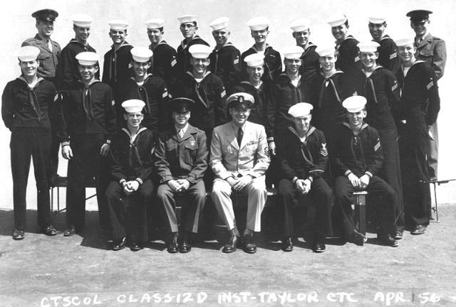 Imperial Beach CT School Adv. Class 12D-56(R)  -  April 1956