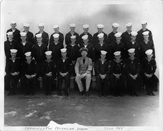 Imperial Beach (IB) Adv. Class 20A-55(R) July 1955 - Instructor: CTC Daniel Callahan