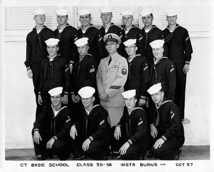 Imperial Beach (IB) Basic Class 3D-58(R) Oct 1957 - Instructor CTC Burns