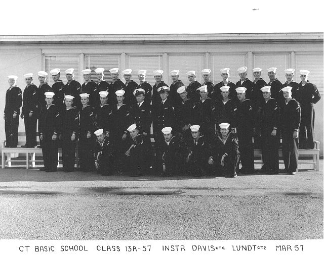 Imperial Beach (IB) Basic Class 13A-57(R)  Mar 1957 - Instructors CTC Davis/CTC Lundt