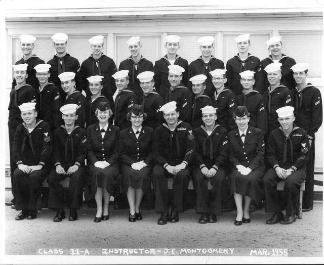 Imperial Beach CT School Basic Class 11A-55(R) - March 1955